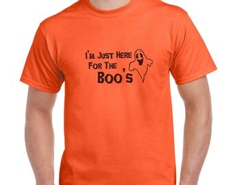 I'm Just Here For The Boo's Halloween Costume Funny T-Shirt or Tank Gift