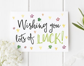 Wish you luck | Etsy