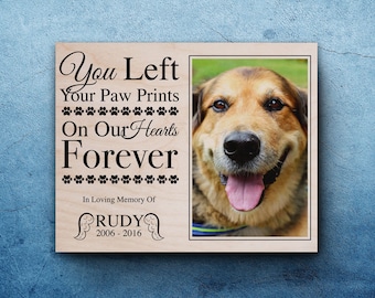 Pet Memorial Frame, Pet Loss Gifts, Dog Sympathy, Pet Memorial Frames For Dogs, Pet Memorial Picture Frame, Personalized Dog Memorial Frames