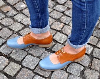 Florence - Womens Leather Oxfords, Cutout Oxfords, Handmade Shoes, Oxfords, Cutout shoes, Custom Shoes, FREE customization!!!