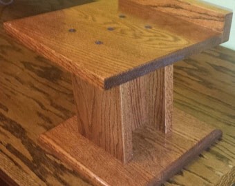 Custom Make Solid Oak Speaker Stands