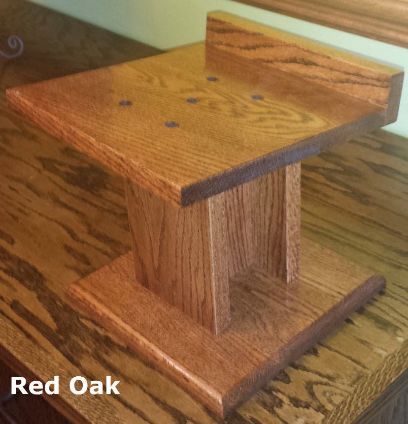 Custom Make Solid Oak Speaker Stands