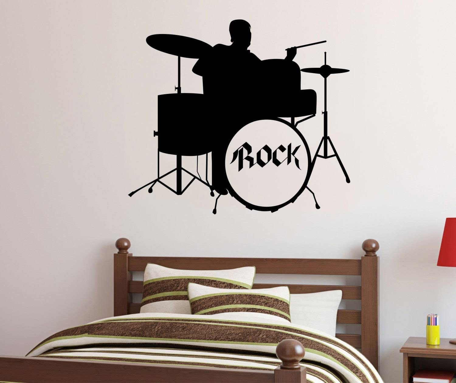 Drums Player Drummer Wall Decal