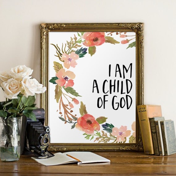 I Am A Child Of God Printable Coloring Pages 5