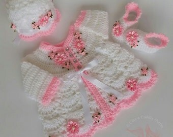 Baby dress, Baby Easter dress, Newborn dress, Baby shower gift, Crochet baby dress, Coming Home Outfit, Flower baby dress, Baby gift ideas,