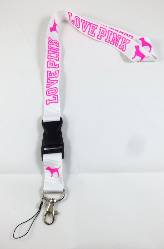 Love Pink Lanyard Love Pink Badge Holder Love Pink ID