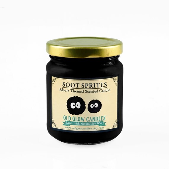 Soot Sprites Inspired Scented Soy Candle Studio Ghibli