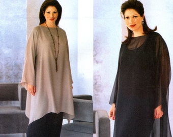 90s Vogue American Designer 2172 Tom and Linda Platt Top, Tunic, Skirt and Pants, Uncut, Factory Folded Sewing Pattern Plus Size 14-30