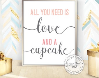 Download Wedding cupcake sign | Etsy