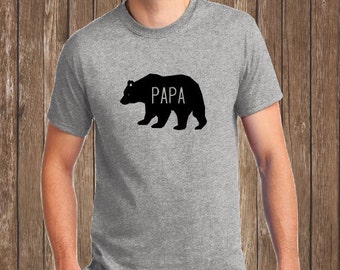 Papa Bear Shirt, Dad Shirt, Papa Bear Dad Shirt, Fathers Day Gift, New Dad, Bear Family Shirt, Daddy Bear