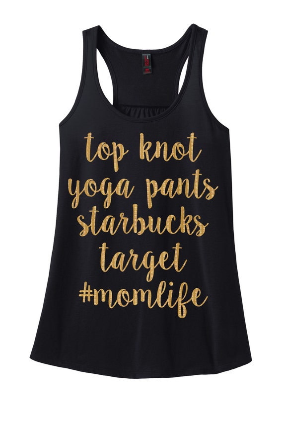 top knot yoga pants starbucks target momlife mom life by TCXpress