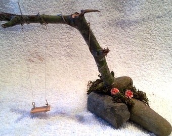 Fairy House Outdoor Swing