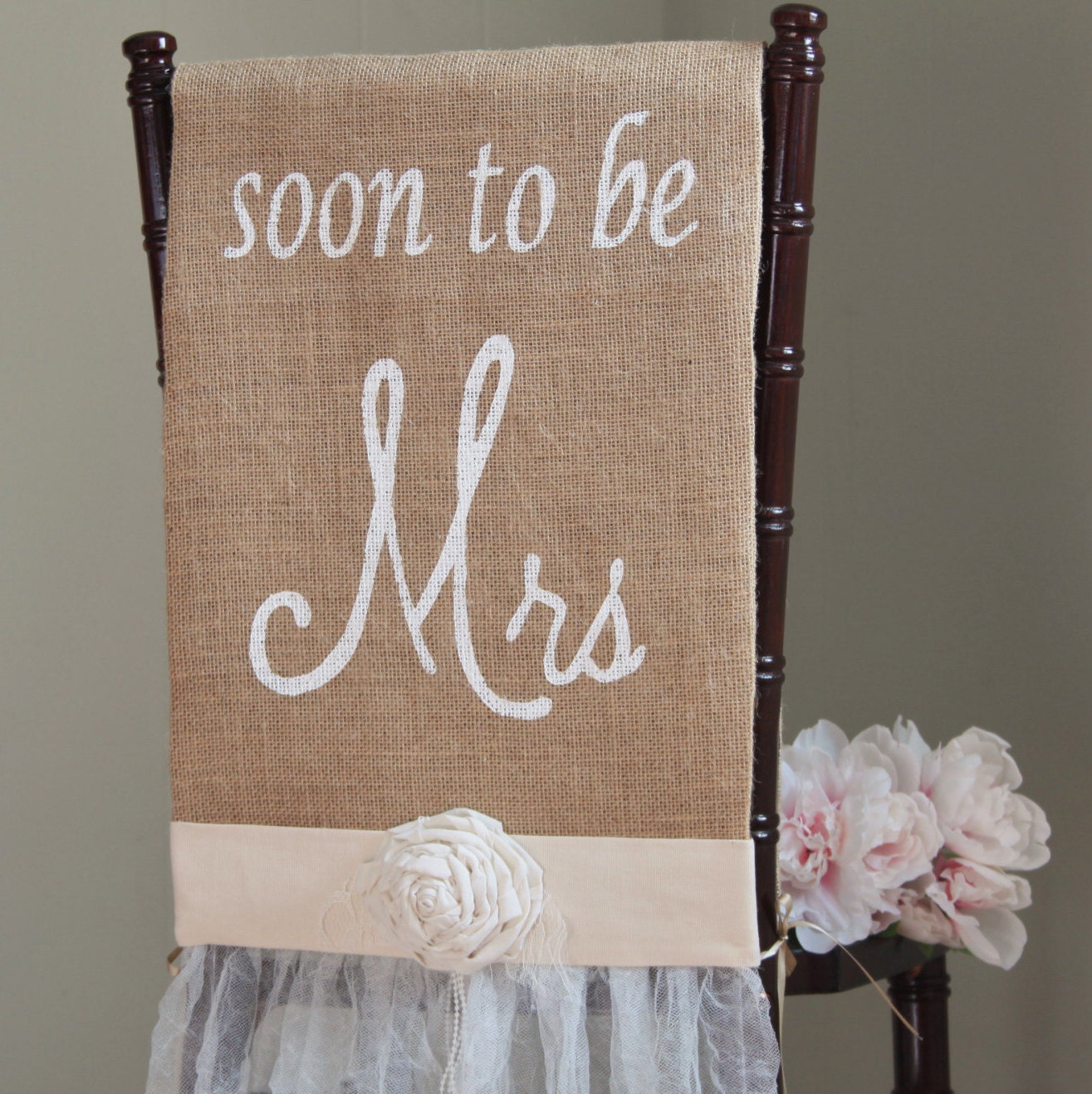 Bridal Shower Chair Bride Chair Wedding by BarnHillWeddingDecor