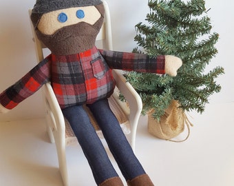 CUSTOM Lumberjack/ doll/ plush/ plushie/ gift