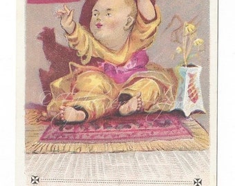 Frear's Kid Gloves Victorian Trade Card