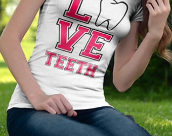 Love Teeth | Dental Hygiene | Dental Hygienist | Dentistry | Teeth | RDH | Dental Hygiene Student | Hygiene School | Custom