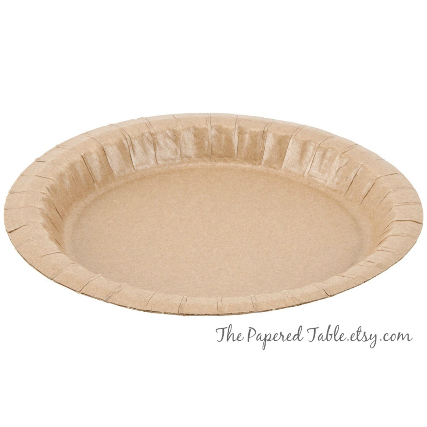 Kraft Paper Plates 12 Natural Kraft Coated Paper Plates