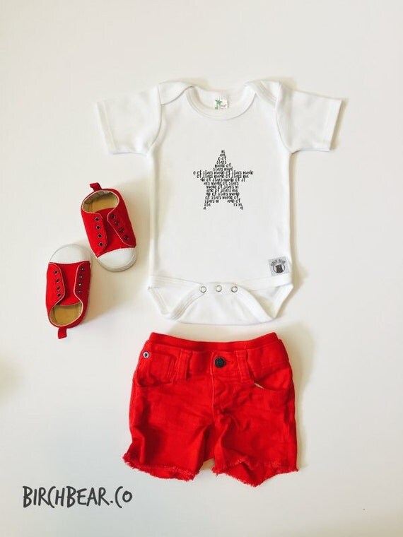 Made of Stars 03 Month Onesie