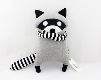 Raton Laveur Jouet Peluche Doudou fait main