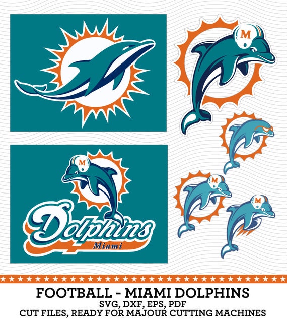 Download Miami Dolphins Football Logo SVG dxf eps PDF by ...