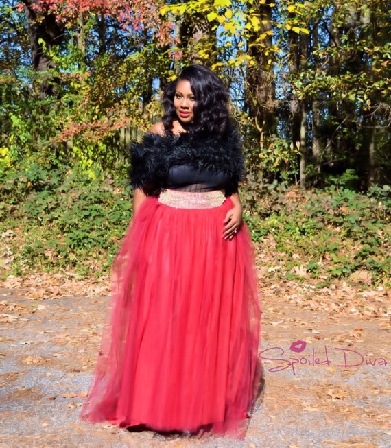 Items similar to Plus Size Tutu Skirt - Full Length on Etsy