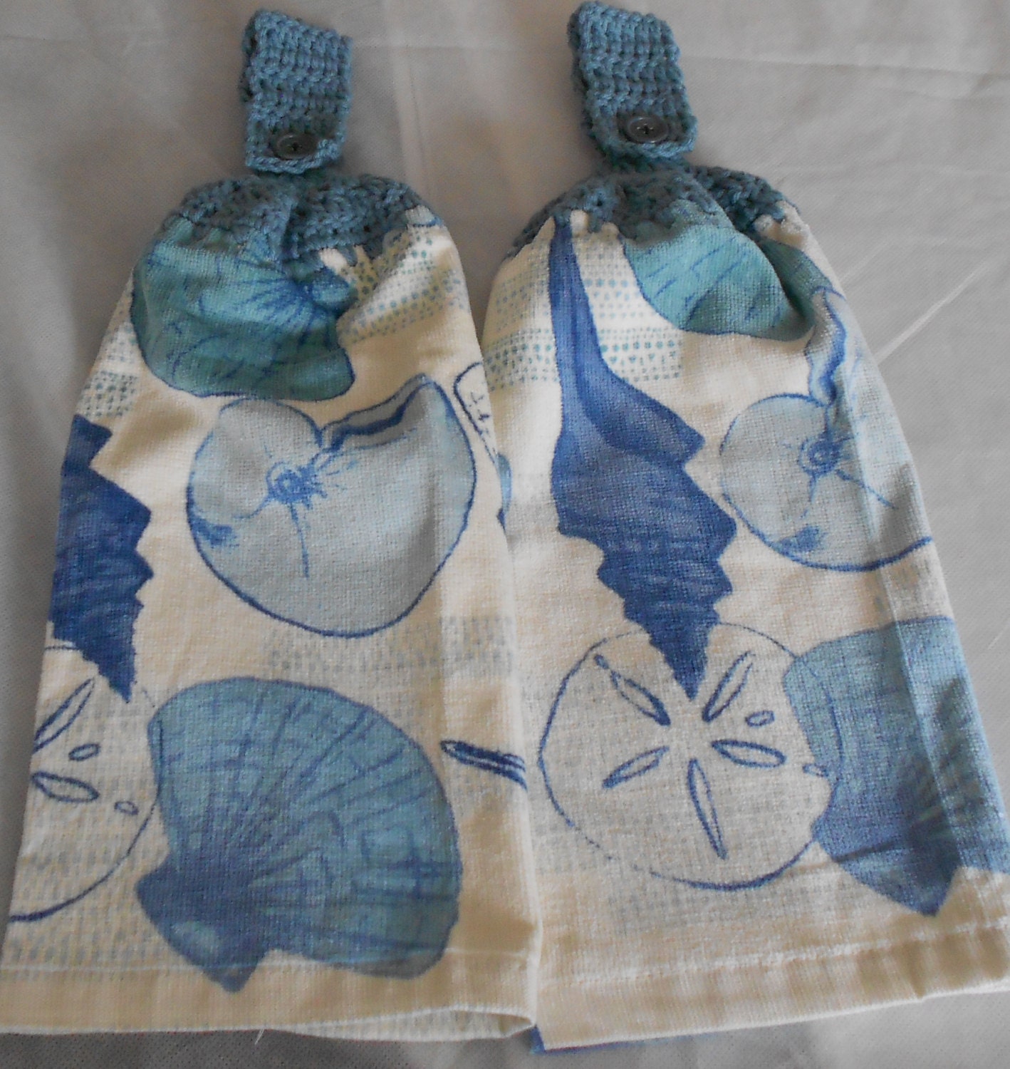 seashell hand towels