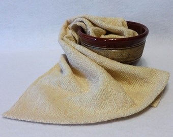 Handwoven Cotton/Linen Towel for Kitchen & Bath - Handtowel, Kitchen Towel, Handwoven Towel, Tea Towel, Breadcloth, Pale PInk Towel #16-22