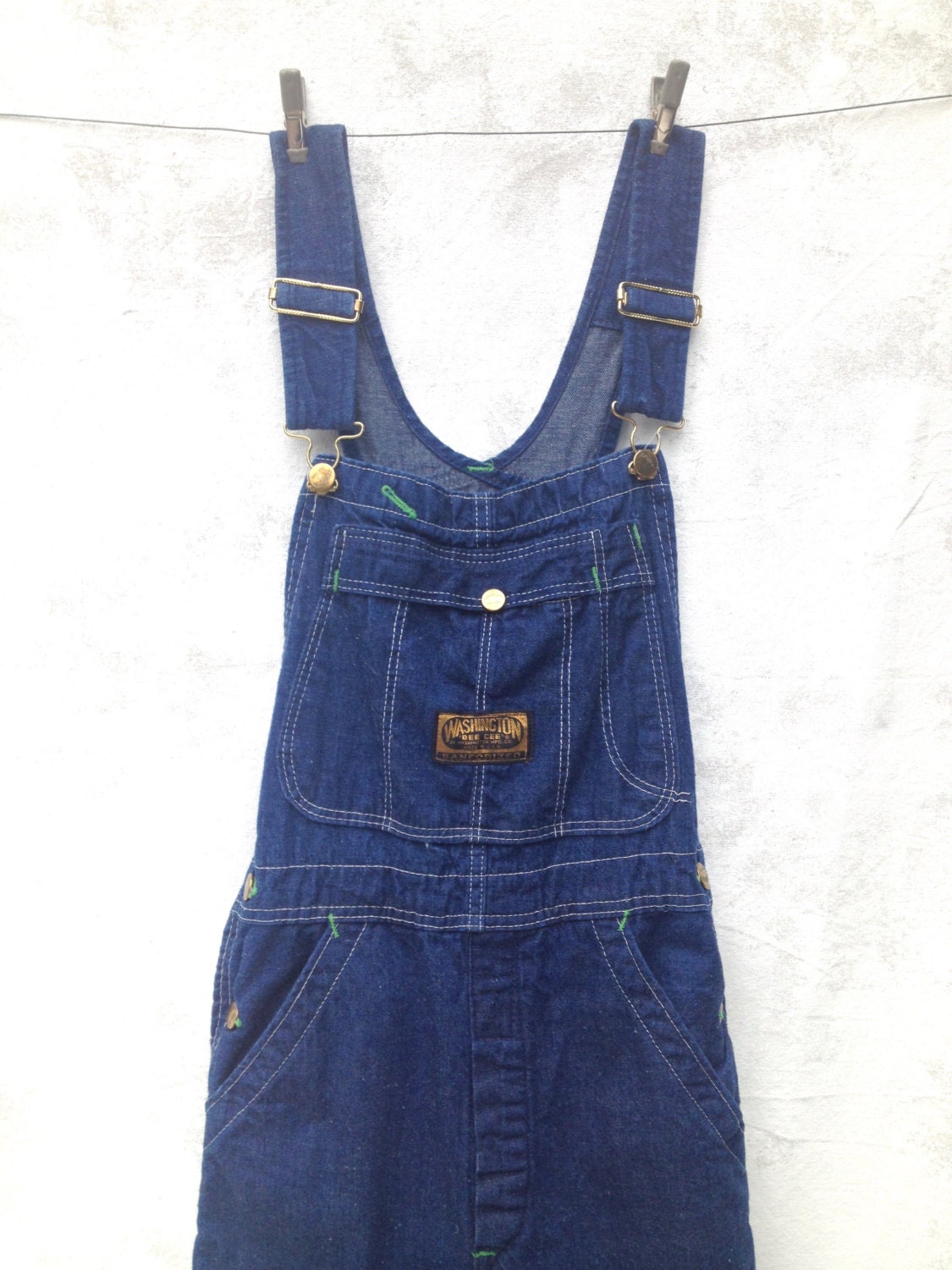 Overalls High Waist 25 Overalls Denim Dungarees Extra Small