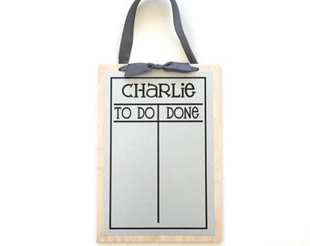 Chore Chart - 9 x 13 magnetic, personalized chore board