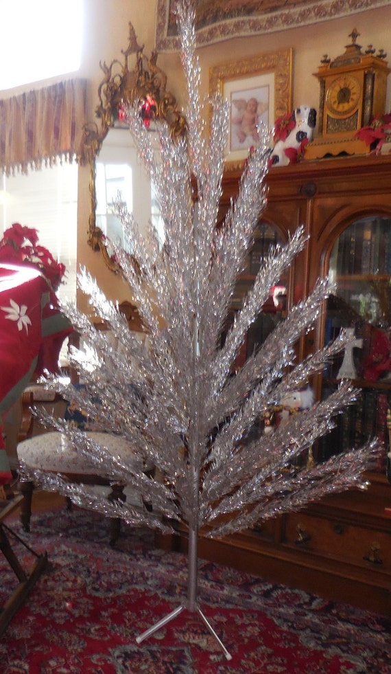 brilliant 1950s 6 foot aluminum christmas tree mid century by brilliant 1950s 6 foot aluminum christmas tree mid century by