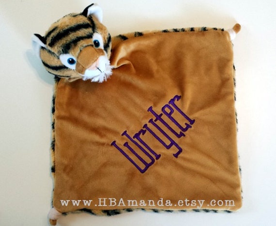 tiger plush blanket