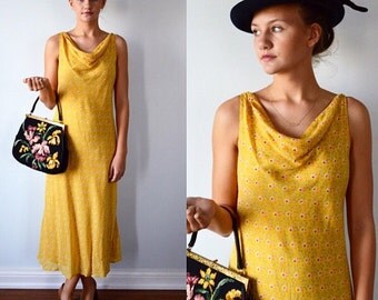 Vintage Floral Dress, April Cornell, Cottate Chic Dress, Casual Dress, Summer Dress, 1980s Dress