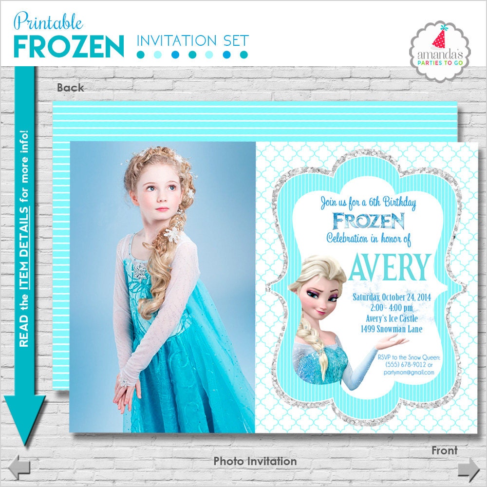 Frozen Birthday Party Invitations Free Printable 7