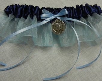US Air Force dress blue garter