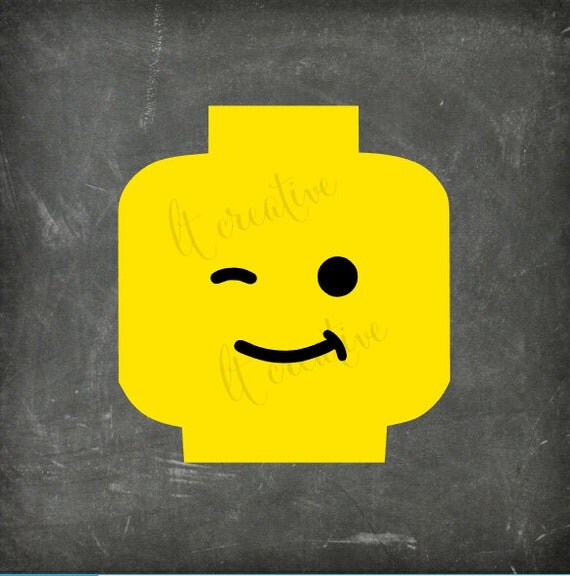 Lego Winky Face Svg Lego Svg Lego Head Svg Lego Face Svg