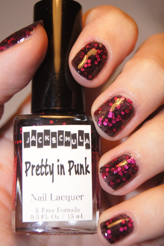 Pretty in Punk 5-Free Nail Polish by Jackschula on Etsy