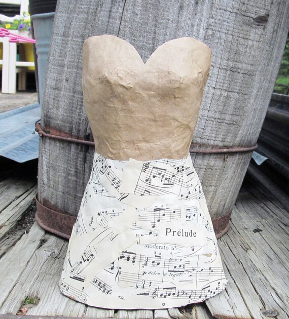 Paper Mache Dress Form