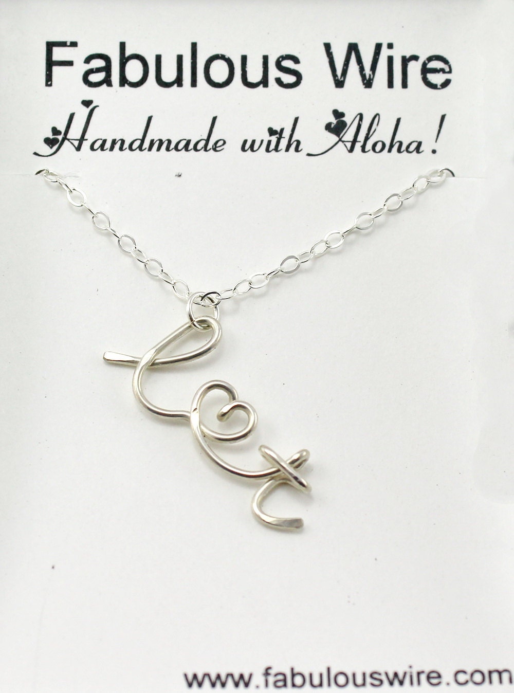 Lovers Initials Necklace