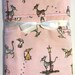 Baby girl flannel blanket - Toddler blanket - pink cat blanket - crib blanket - new baby gift - Paris nursery - cot blanket - toddler girl