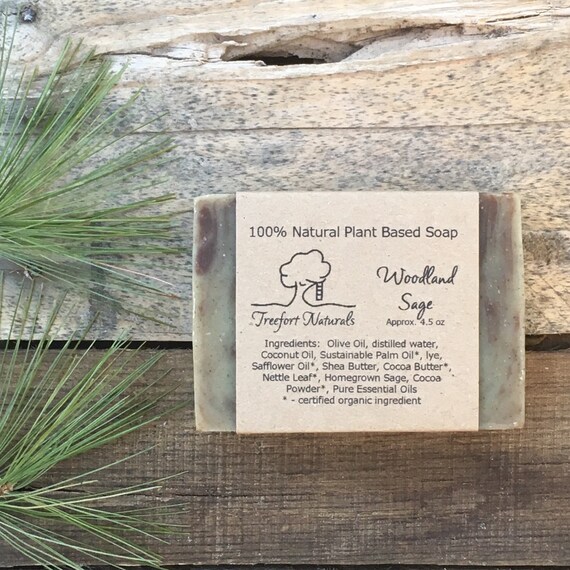 Woodland Sage Soap Handmade Soap Cold Process By Treefortnaturals