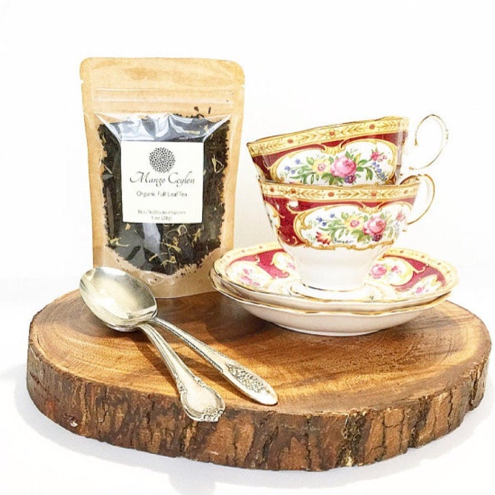 MANGO CEYLON Organic Black Full Leaf Loose Tea 1.5 oz