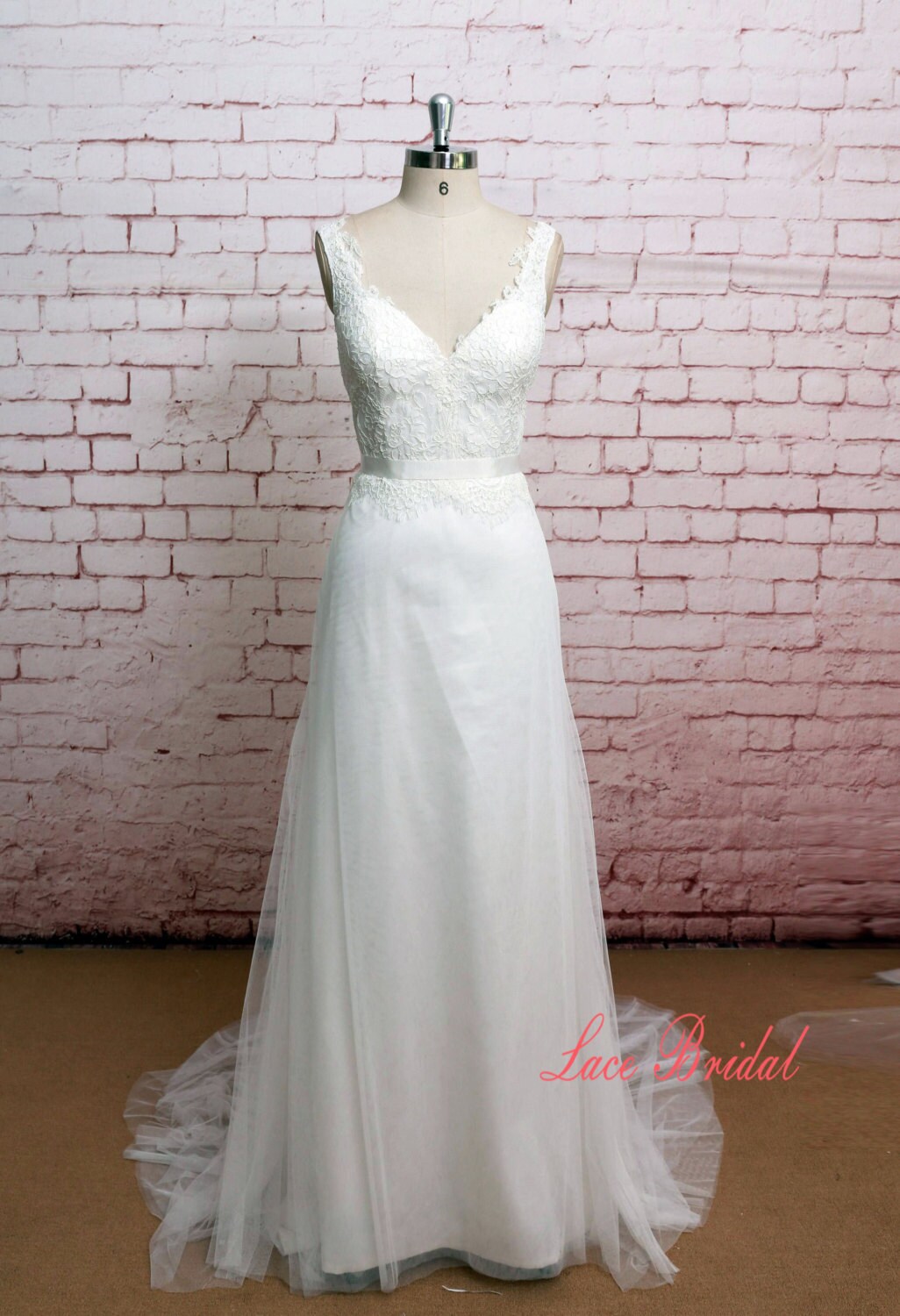 soft tulle gown