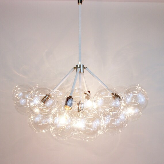 The Five Branch Bubble Chandelier 32 diameter by TheLightFactory