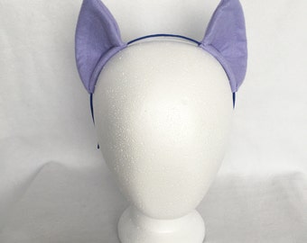 Lavender Pony Ears, Costume Ears, Cosplay Ears Headband, twilight sparkle ears, twilight sparkle costume light purple my little pony ears