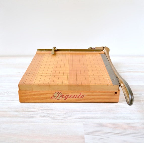 Ingento No. 3 paper cutter vintage paper cutter by Ideal