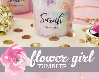 Flower Girl Cup -Flower Girl Gift Ideas -Flower Girl Tumbler -Flower Girl Water Bottle - Flower Girl Ideas Flower Girl Sippy Cup (EB3158FLG)