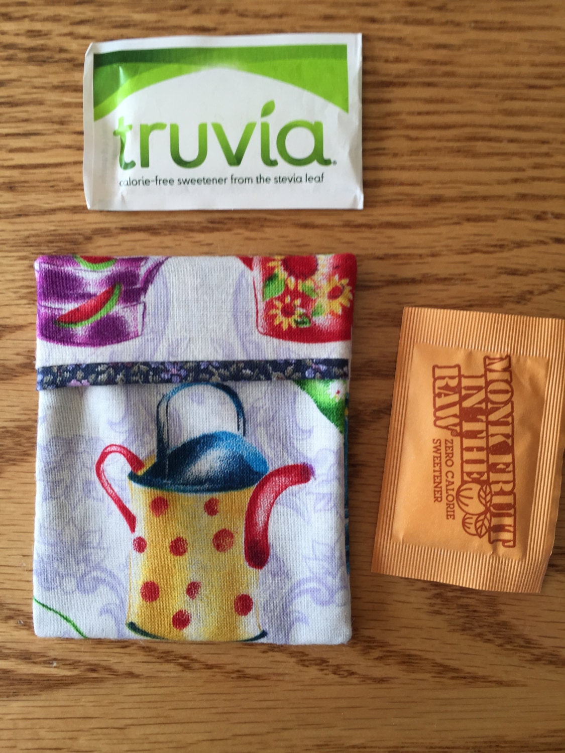 Sugar Packet Holder Travel Case for purse or pocket holder