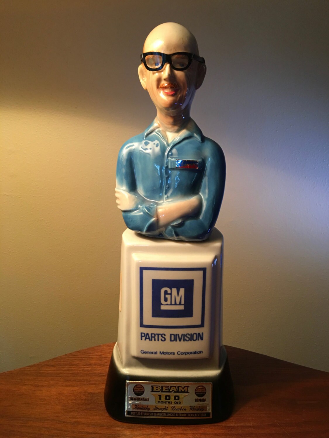 1978 Mr. Goodwrench GM Parts Division liquor decanter by Jim
