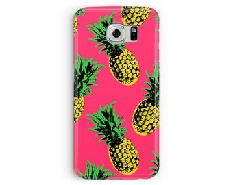 Samsung S6 case, Pineapple Phone case, S6 Edge, Pineapple Samsung S6 Case, gifts for her, S6 Case, Samsung S6 Edge Case, Plastic Phone Case