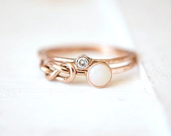 opal promise rings